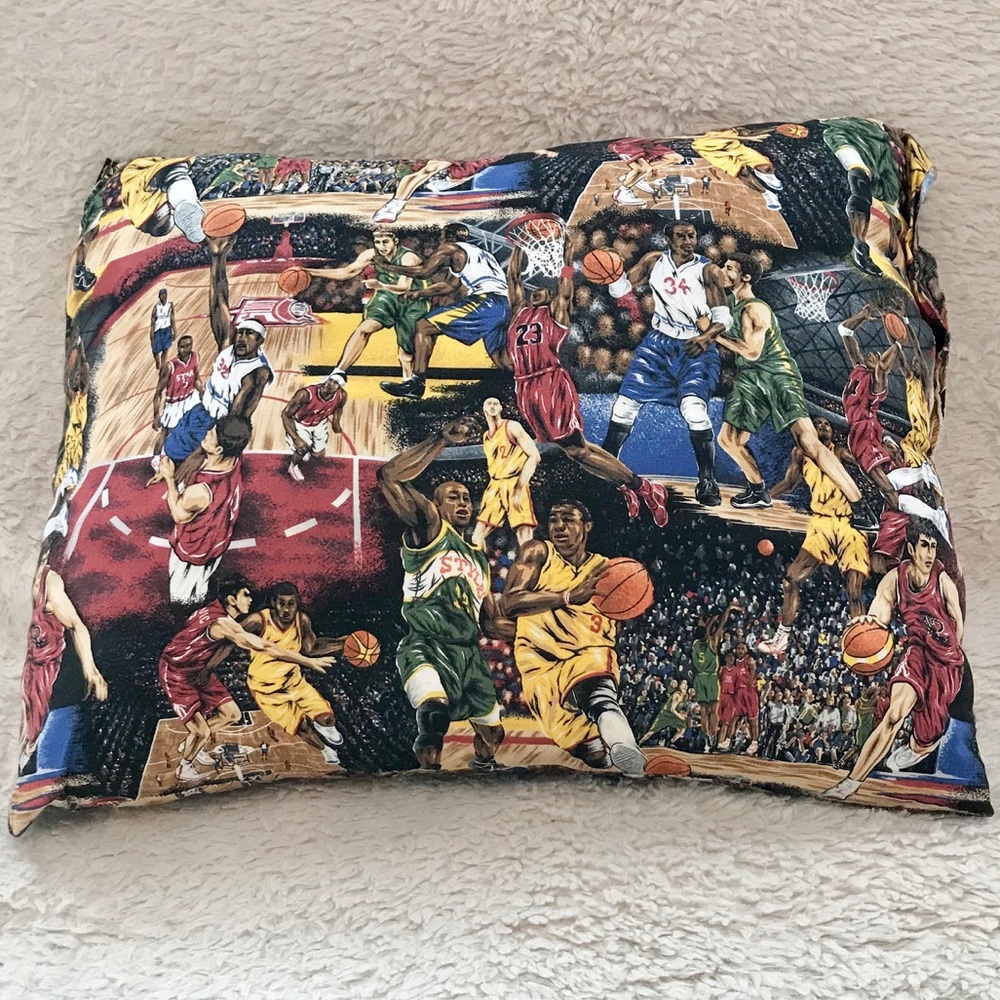 Basketball Players Throw Pillow